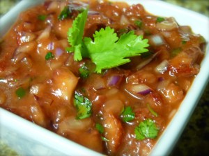 Simple strawberry salsa
